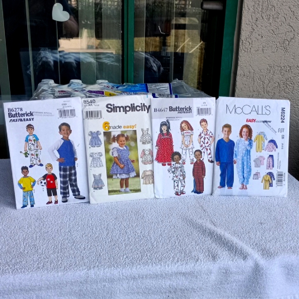 Assorted Children's Sewing Patterns